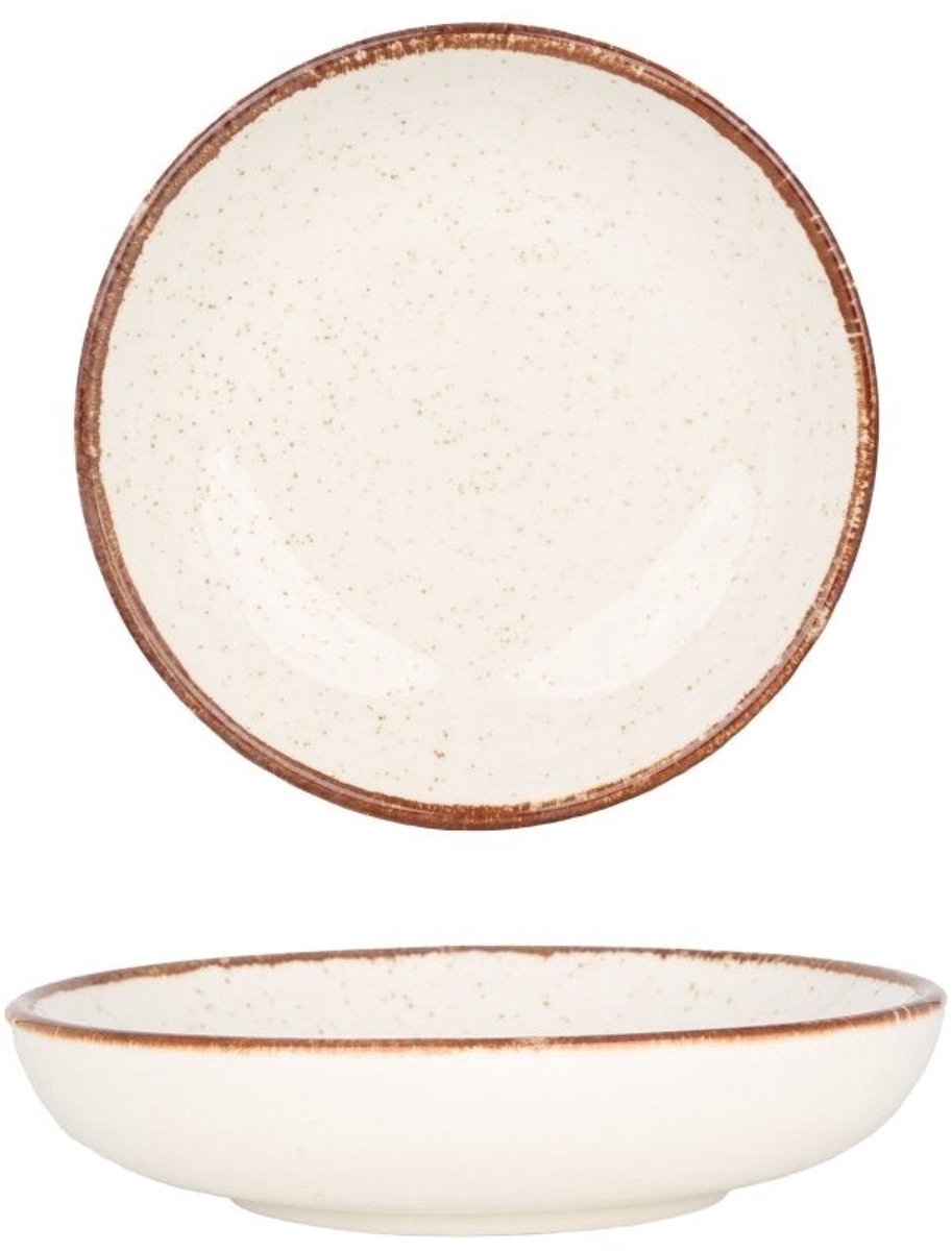 Rinart Serveerschaal - Brunilda - Porselein - 13 cm - set van 2
