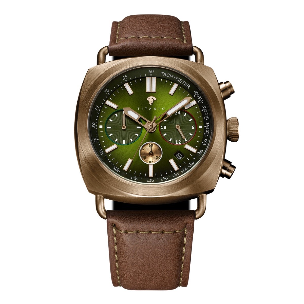 Titanio - Heren Horloge Caesar - Rosekleurig