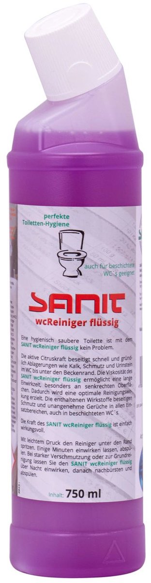 WC Reiniger, vloeibaar, Toilet Reiniger, 750 ml