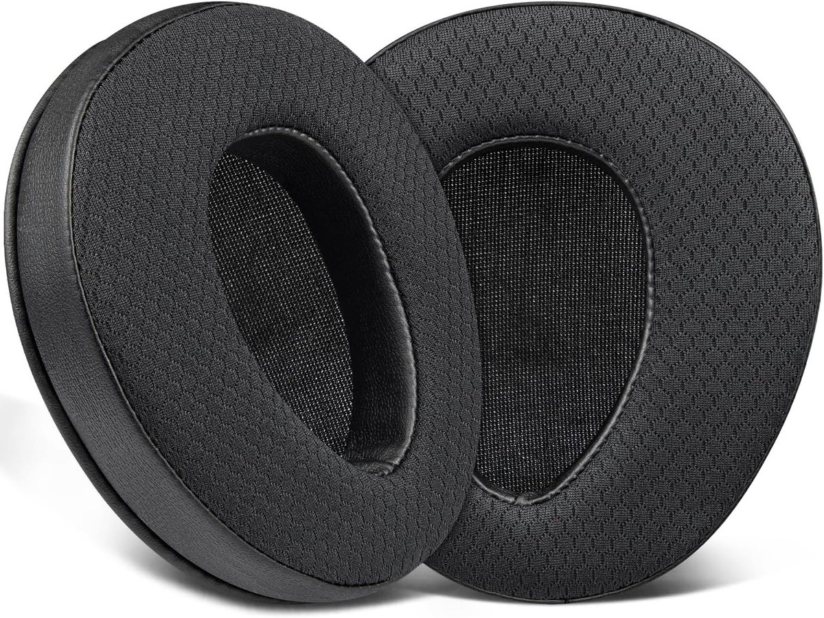 Vervangende Oorkussens van Mesh Stof voor Sony Hoofdtelefoons, Geheugenfoam Earpads voor Comfort en Geluidsisolatie