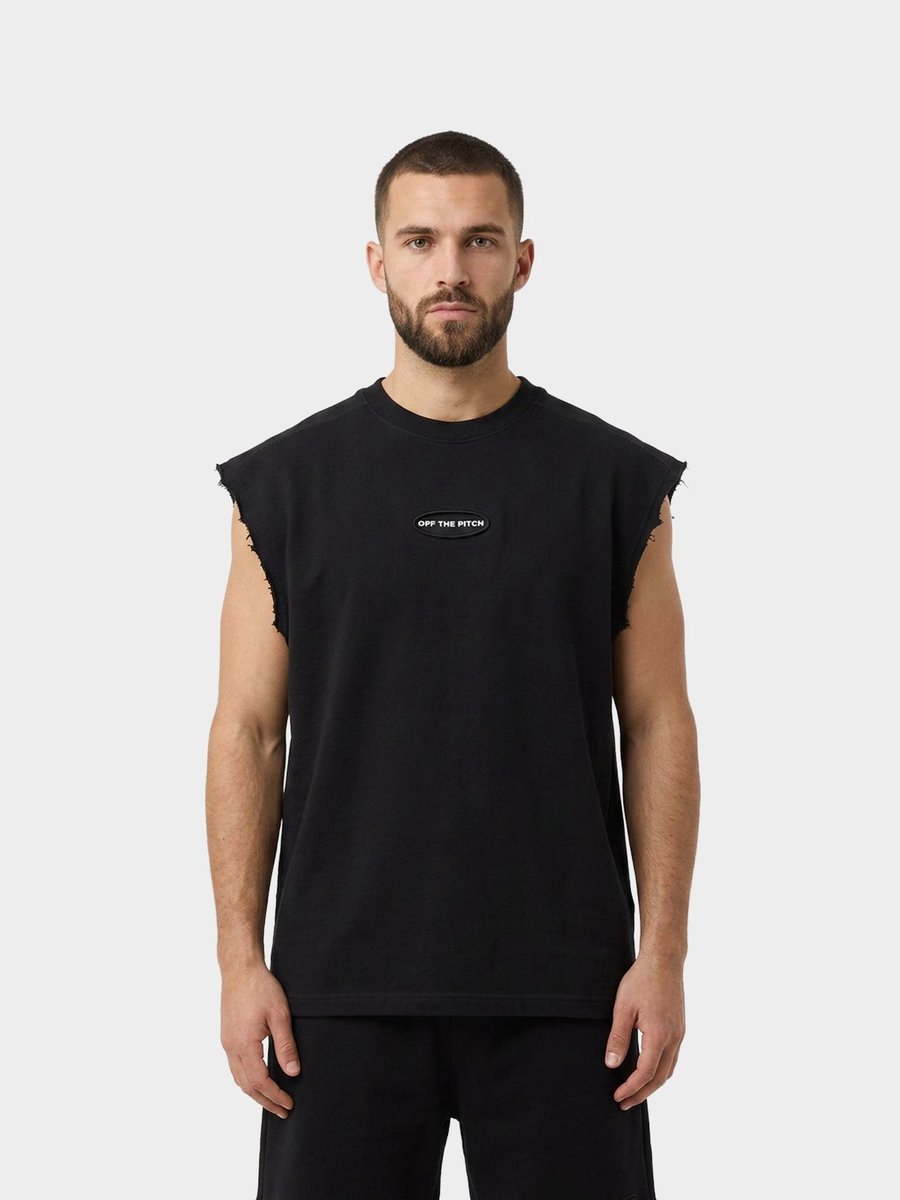 Sage sleeveless tee