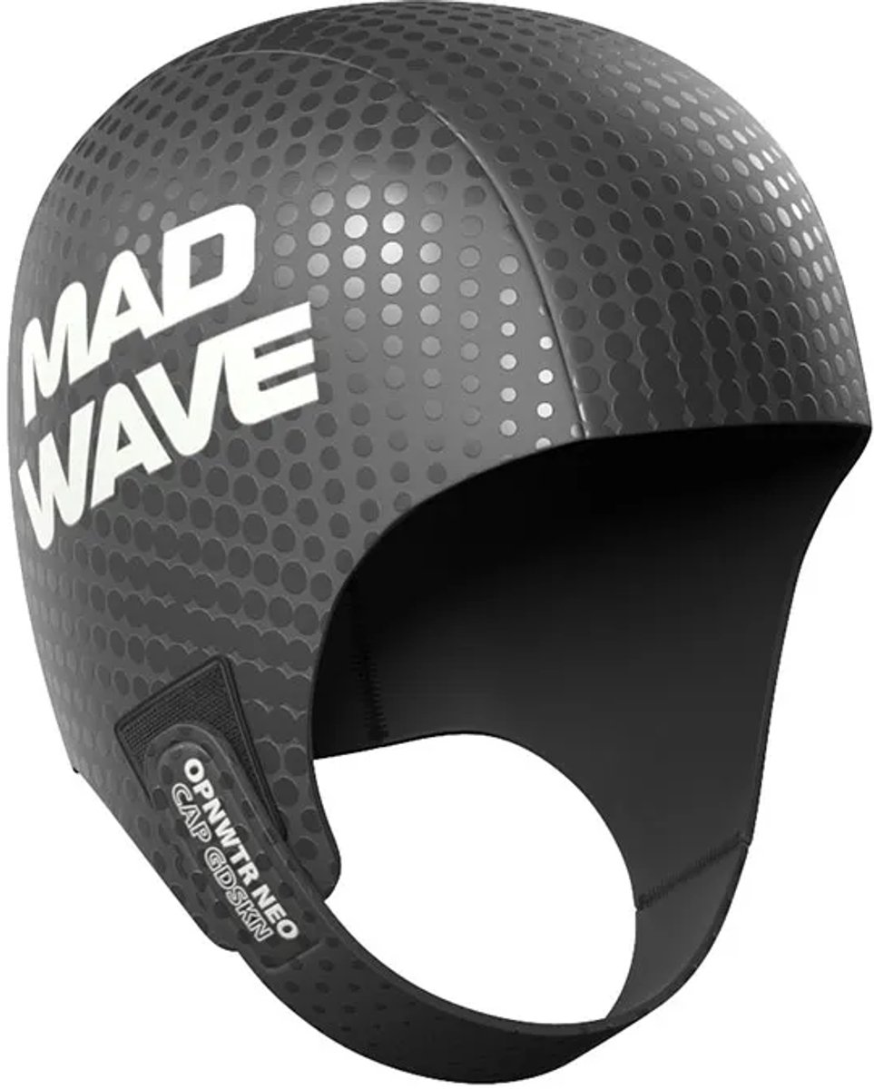 Mad Wave - Open Water Neo Cap Glideskin - Zwart/Wit