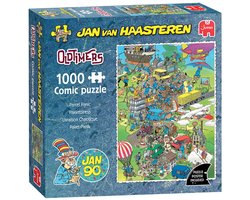 Jan van Haasteren - Oldtimer - Pakketstress - 1000 stukjes puzzel - Legpuzzel volwassenen