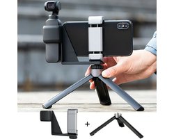 Geschikt voor Aluminum+ABS Mobile Phone Tripod Holder 1/4" Pitch Geschikt voor DJI OSMO Pocket Camera v