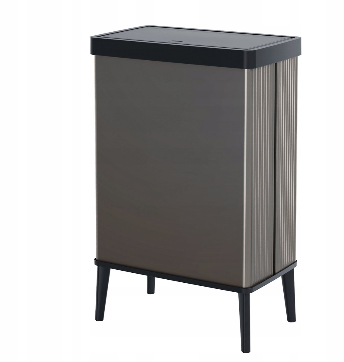 Curver Verto High - Prullenbak - 54L - Perla Grijs - Flat Pack