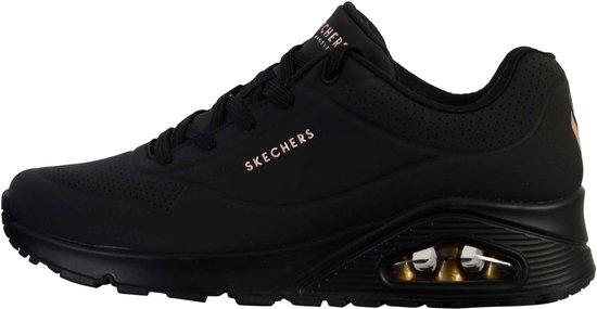 Baskets Femme Skechers Uno Stand On Air - Noir / Noir - Taille 36