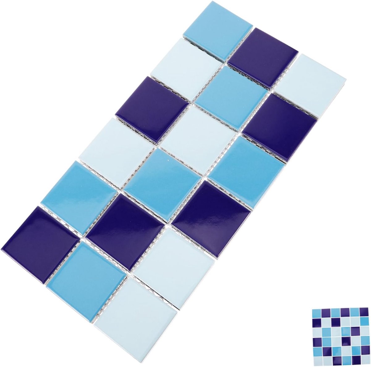 Decoratieve Keramische Tegels - Wanddecoratie Stukken - Zwembad Verfraaiing - Fijn Vakmanschap - 30x30x0.3cm - Multikleur