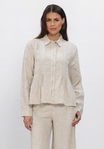 INWEAR Dilanaiw Pleated Shirt Dames - Jurken - Beige - Maat 36