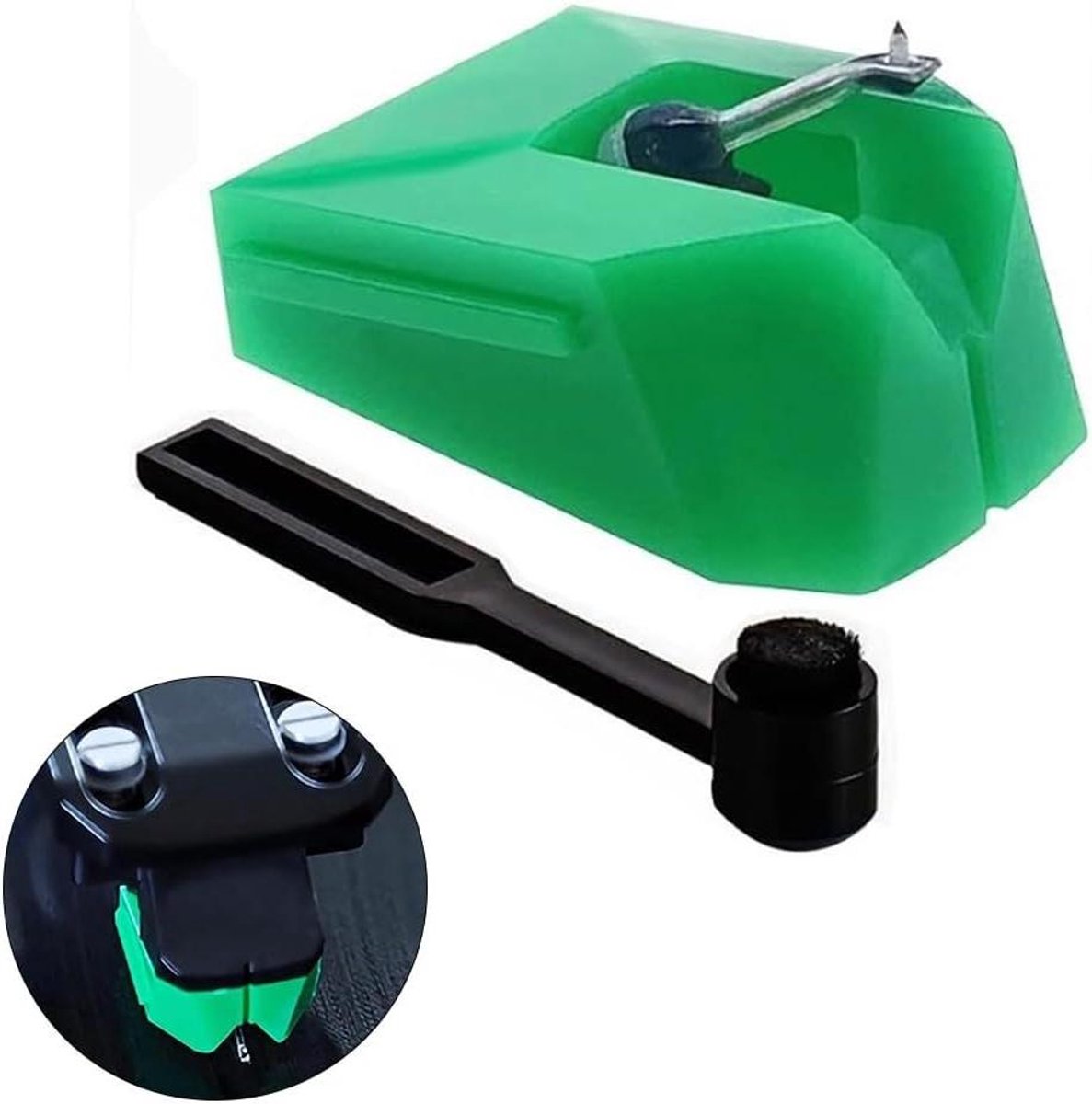 Platenspeler Naald - Vervangende Stylus - Vinyl Luisteren - Elliptisch Ontwerp - Zwart