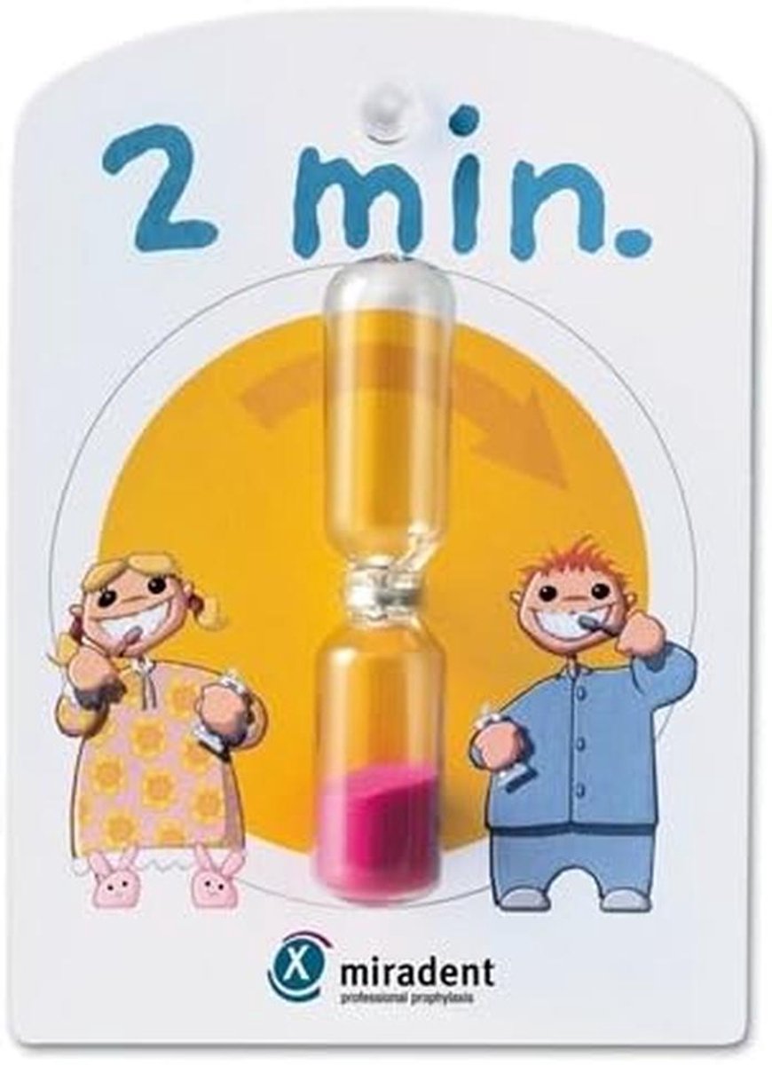 Zandloper 2 minuten - Keukentimer - Koken - Tijdmeting - Compact formaat - Transparant