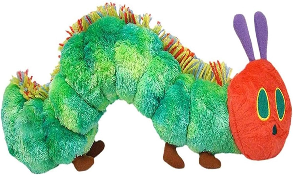 Kleine Rups Knuffel - Zachte Pop - Kinderkamer Decoratie - Bekend Kinderboek Figuur - 40CM