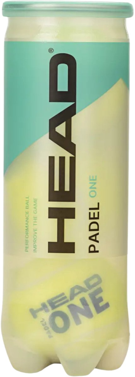 Head Padel One Padelballen 1 blik van 3 ballen Geel