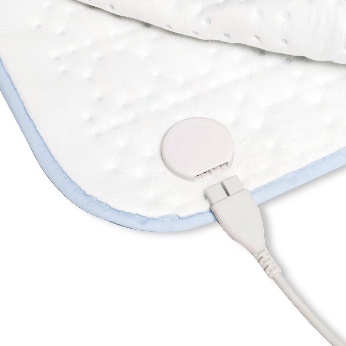 Inventum HN5211L elektrische onderdeken 150x140 cm - Tweepersoons - 3 warmtestanden - 2 schakelaars - Warmtedeken - Uitwasbaar - Oververhittingsbeveiliging - Fleece - Lichtblauw – foto 6
