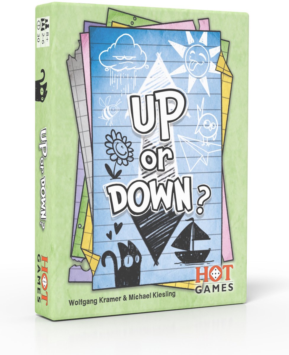 Up or Down Kaartspel - HOT Games NL-EN