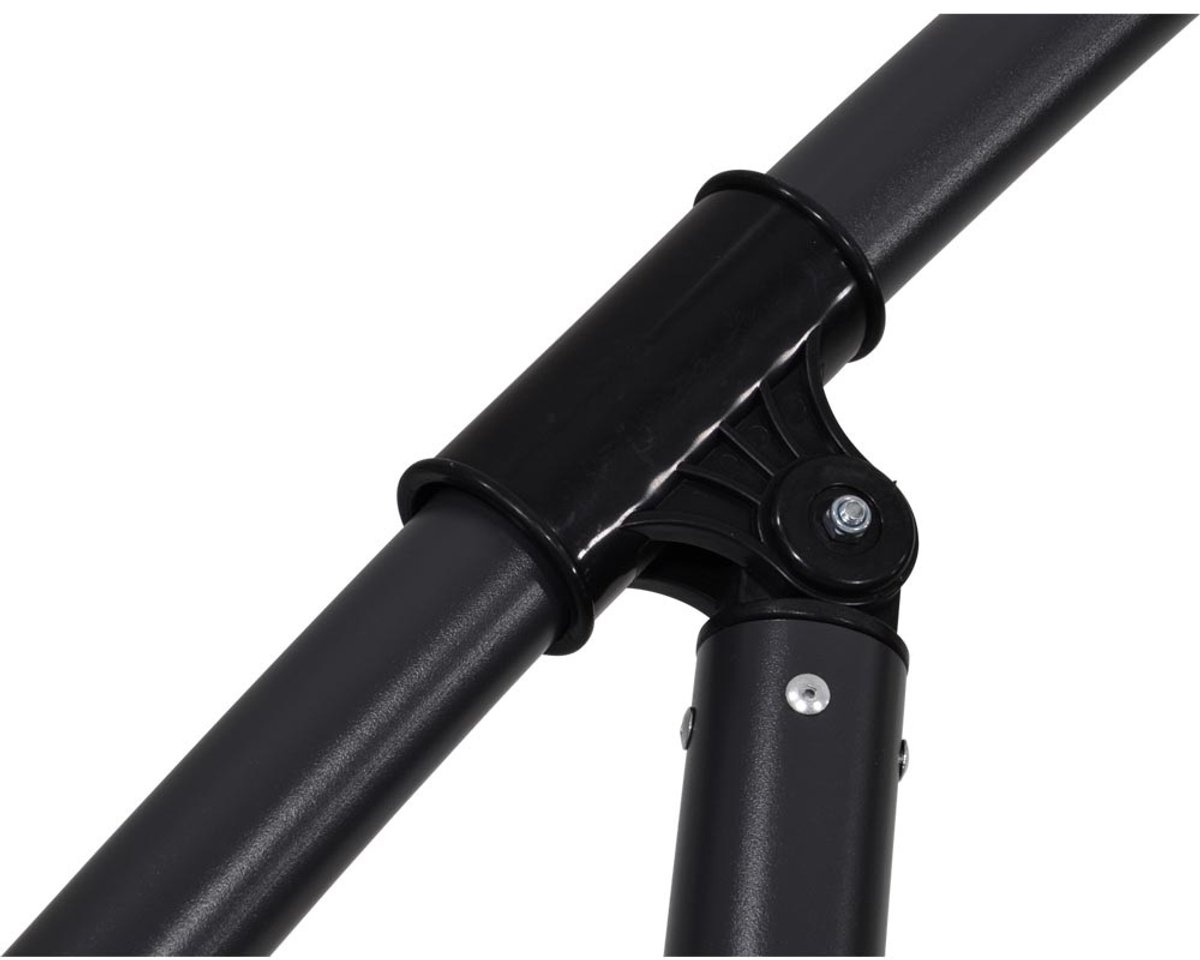 Lesli Living Push-up parasol Gemini - Taupe - Ø300cm