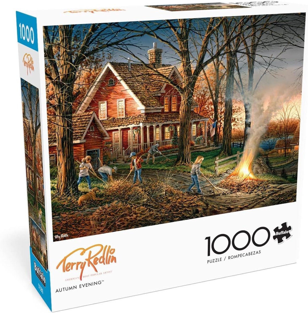 Legpuzzel Herfst Avond - 1000 stukjes puzzel - Ontspanning thuis - Precisie snijtechniek - 67.9 x 50.2 cm - Multi kleuren