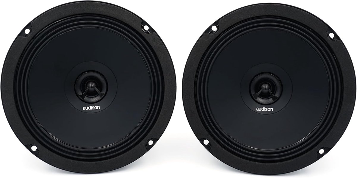 Coaxiale Luidsprekers - Autoluidsprekers Speakerset - Systeem Upgrade - Behandeld Cellulose Woofer - 165mm 6.5 Inch - Wit