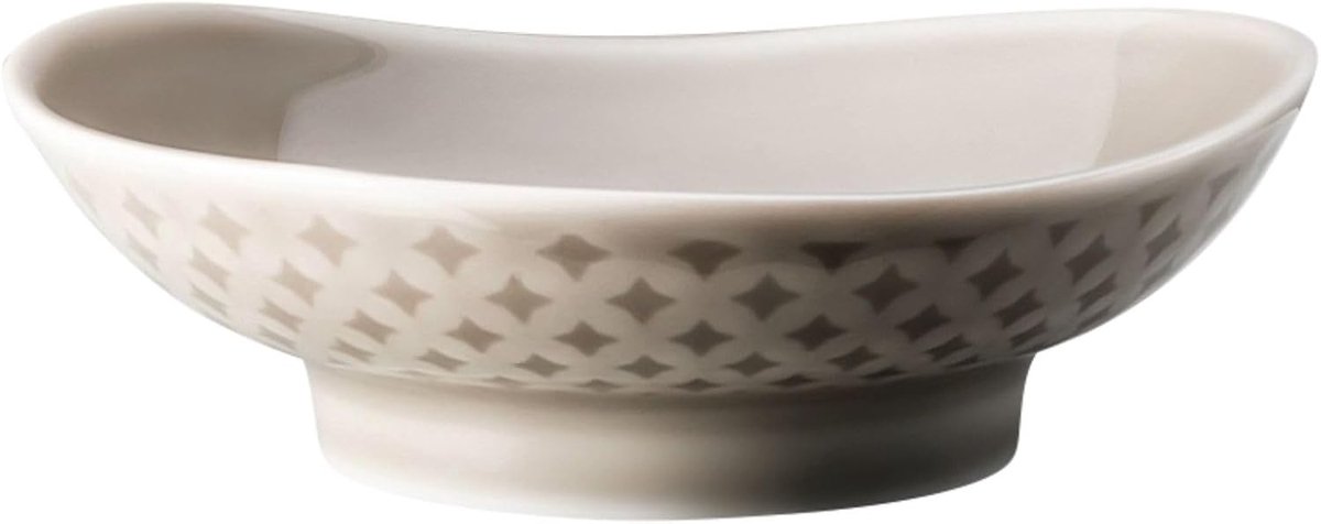 Serveerkom - Schaaltje - Kleine Hapjes - Vaatwasserbestendig - 8 cm - Parelmoer Grijs