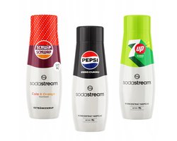 SodaStream - Schwip Schwap, PepsiMAX, 7UP Free - Concentraat - 3 Stuks