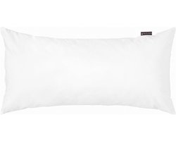 Standaard Kussen - Slaapkussen Decoratiekussen - Ontspannen Slapen - Wasbaar Makkelijk Onderhoud - 40 x 80 cm - Wit