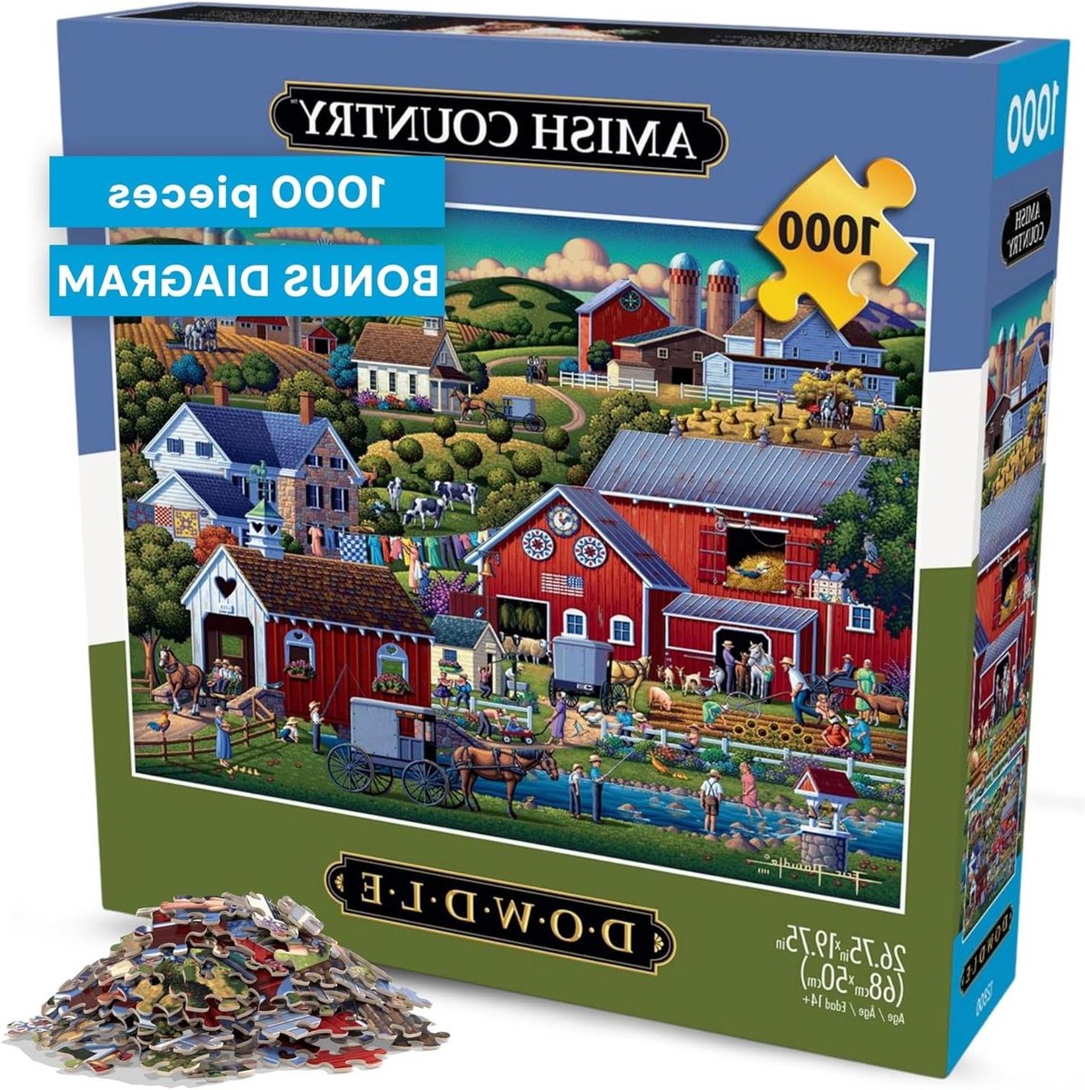 Legpuzzel Volwassenen - 1000 Stukjes - Ontspannend Vrije Tijd - Gerecycled Materiaal - 68 x 50 cm - Meerkleurig