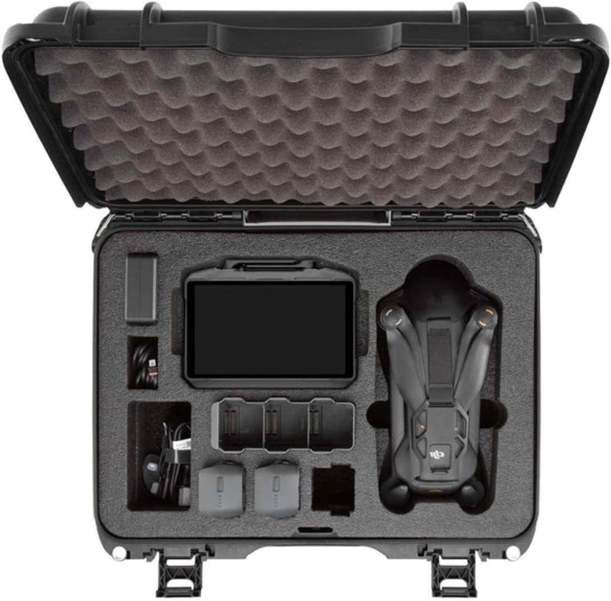 Drone Koffer - Reiskoffer - Drone Transport - Waterdicht Schuim - 47.5x37.6x17.8 cm - Zwart