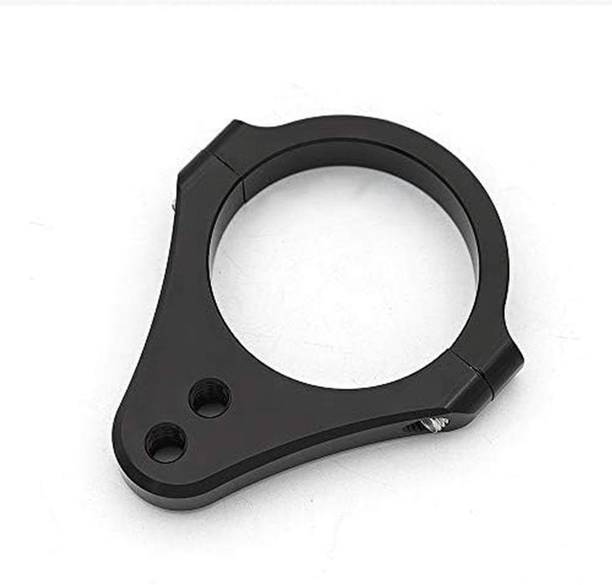 Stuurdemper Klem - Motorfiets Montage - Fiets Modificatie - Universele Pasvorm - 53mm Diameter - Zwart