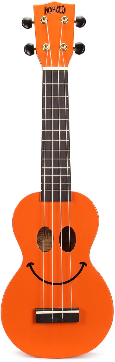 Smiley Series Soprano Ukulele - Orange