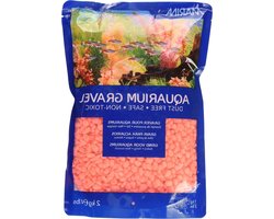 Aquarium Grind - Bodembedekking Aquarium - Aquarium Decoreren - Stofvrij Epoxygecoat - 2 kg - Oranje