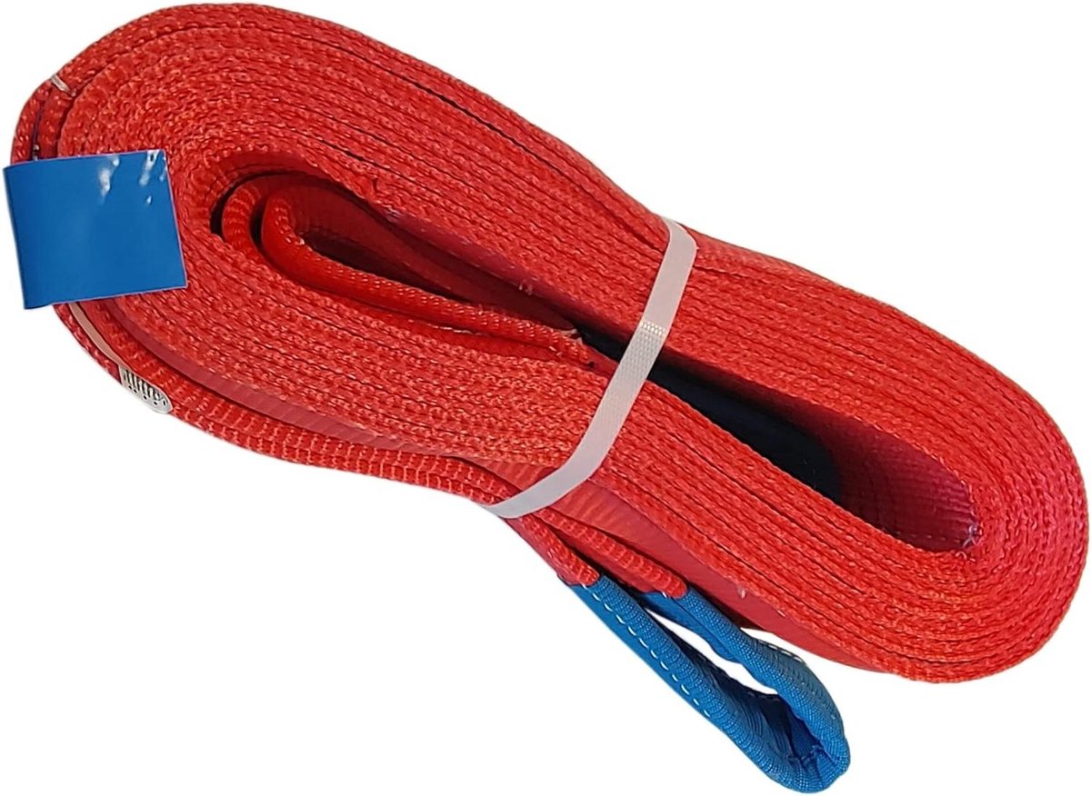Hefband - Hijsband hijsbanden - Lasten Verplaatsen - Sterk Polyester Materiaal - 5t 2m - Grijs