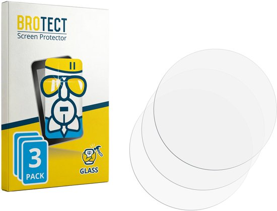 BROTECT - Protection d'écran en Glas trempé 9H pour Huawei Watch GT 5 Pro (46 mm) (3 pièces)