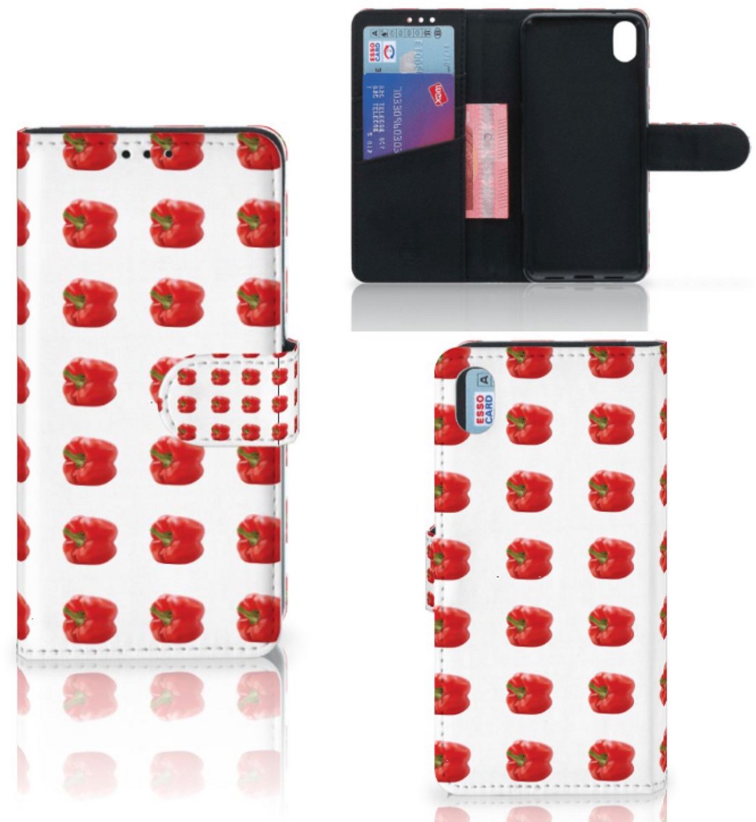 Xiaomi Redmi 7A Book Cover Paprika Red