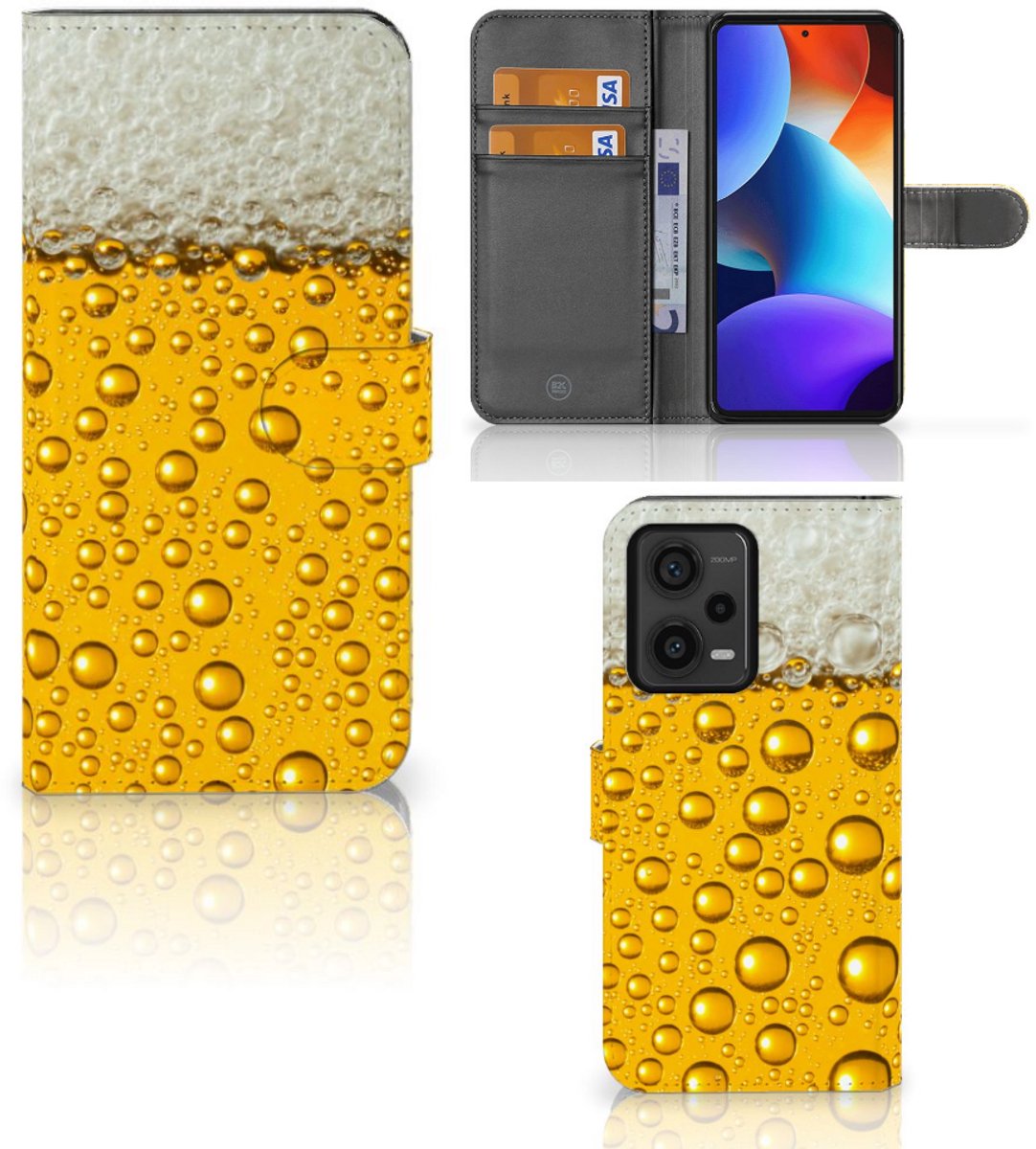 Xiaomi Redmi Note 12 Pro Plus Book Cover Bier