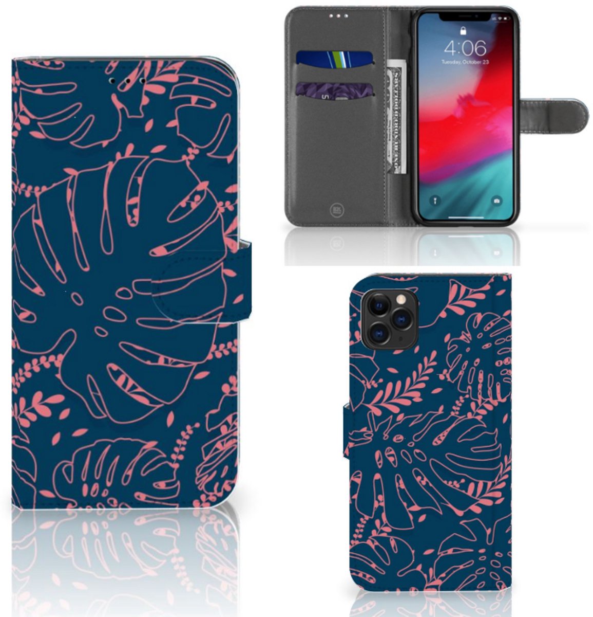 Apple iPhone 11 Pro Max Hoesje Palm Leaves