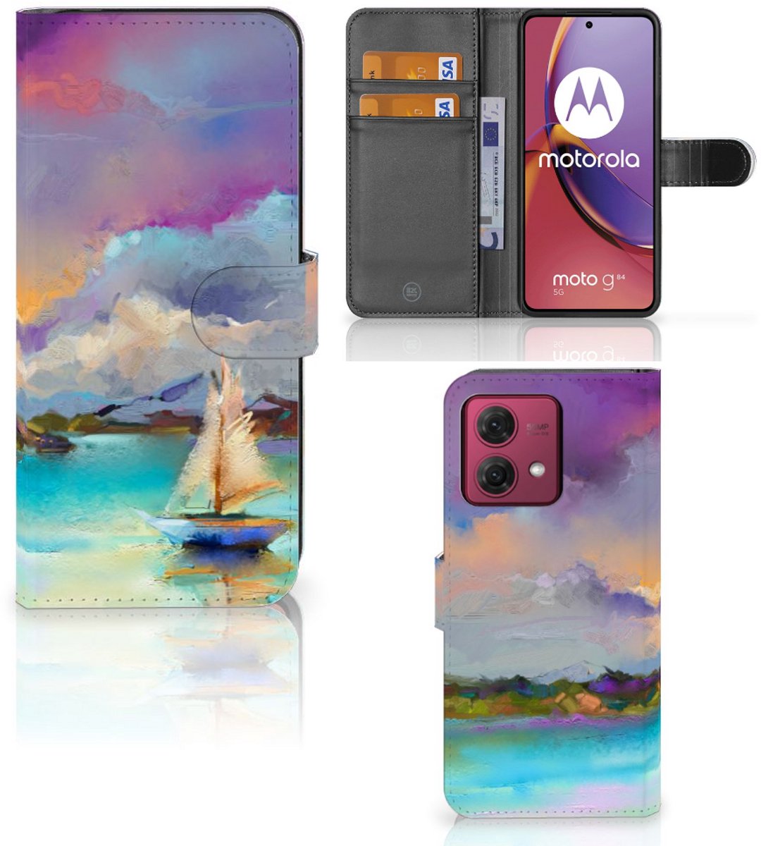 Hoesje Motorola Moto G84 Boat