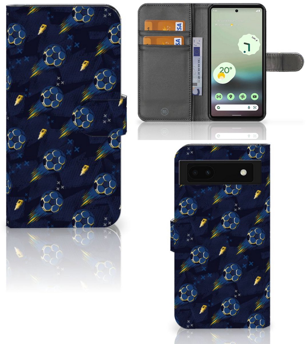 Telefoon Hoesje voor Google Pixel 6A Voetbal