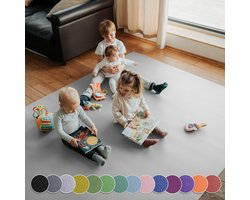 Kruipmat Sanosoft - Speelkleed Baby - Veilig Spelen - Oeko-Tex Gecertificeerd - 180x260 cm - Lichtgrijs