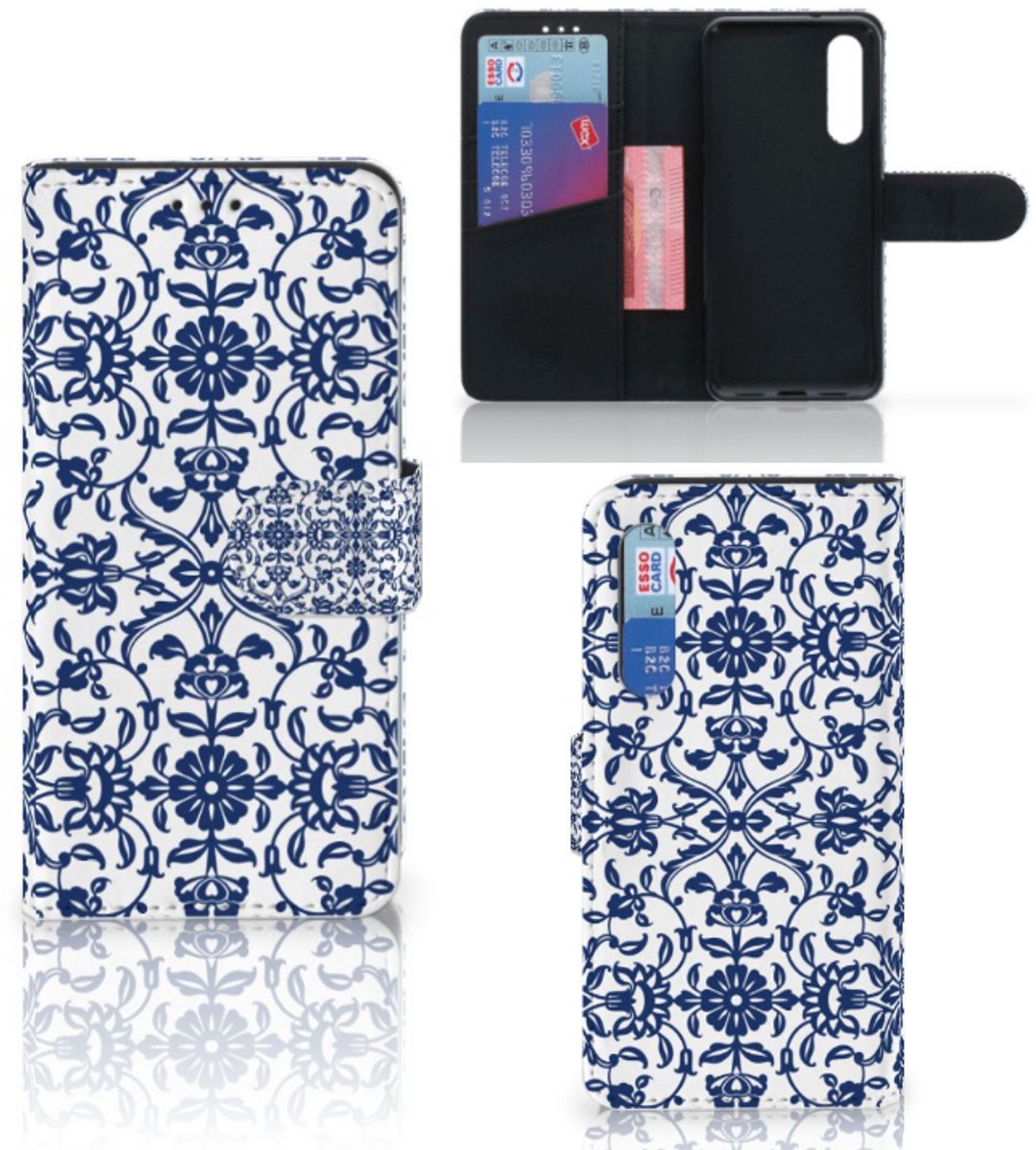 Xiaomi Mi 9 SE Hoesje Flower Blue
