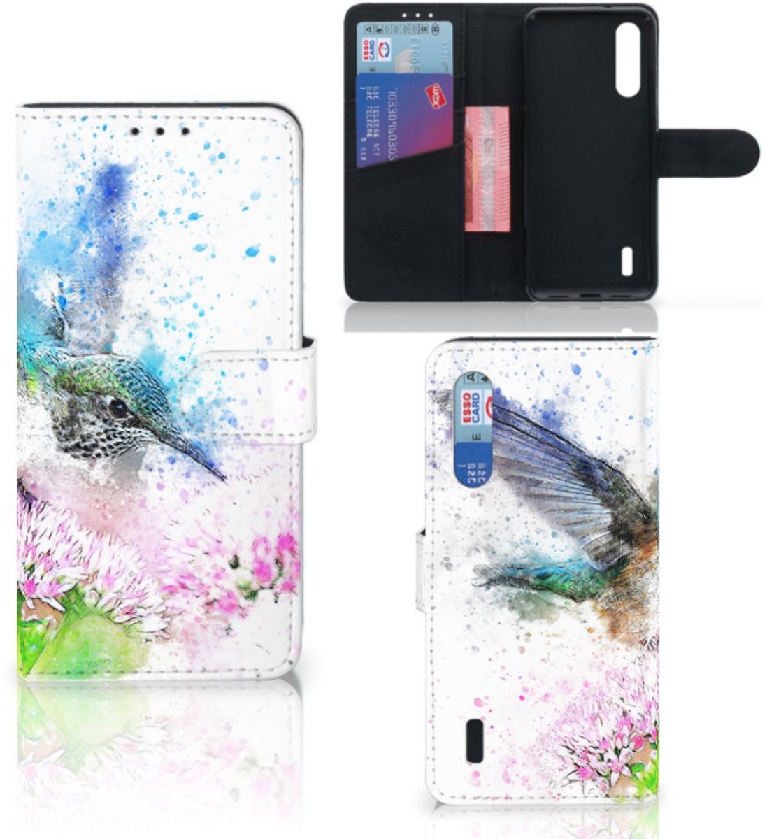 Boekhoesje voor Hoesje Xiaomi Mi 9 Lite Vogel