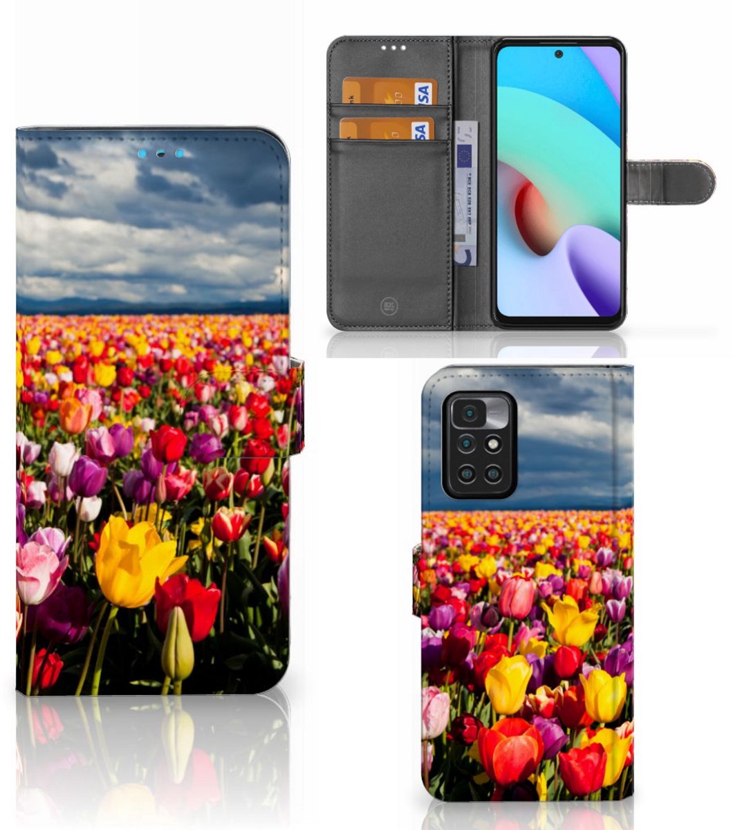 Xiaomi Redmi 10 Hoesje Tulpen