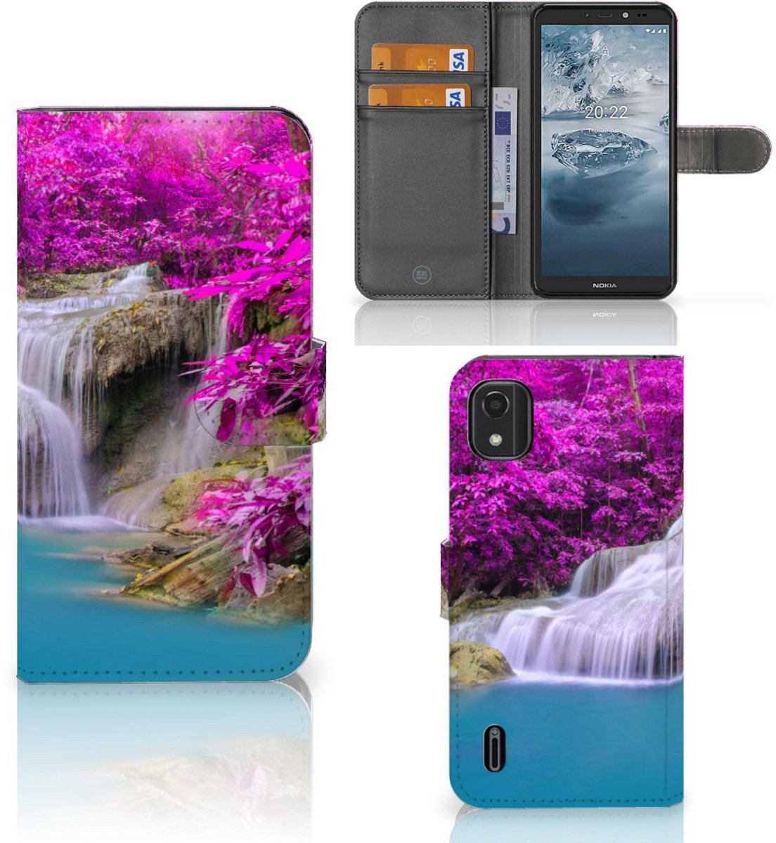 Nokia C2 2nd Edition Flip Cover Waterval