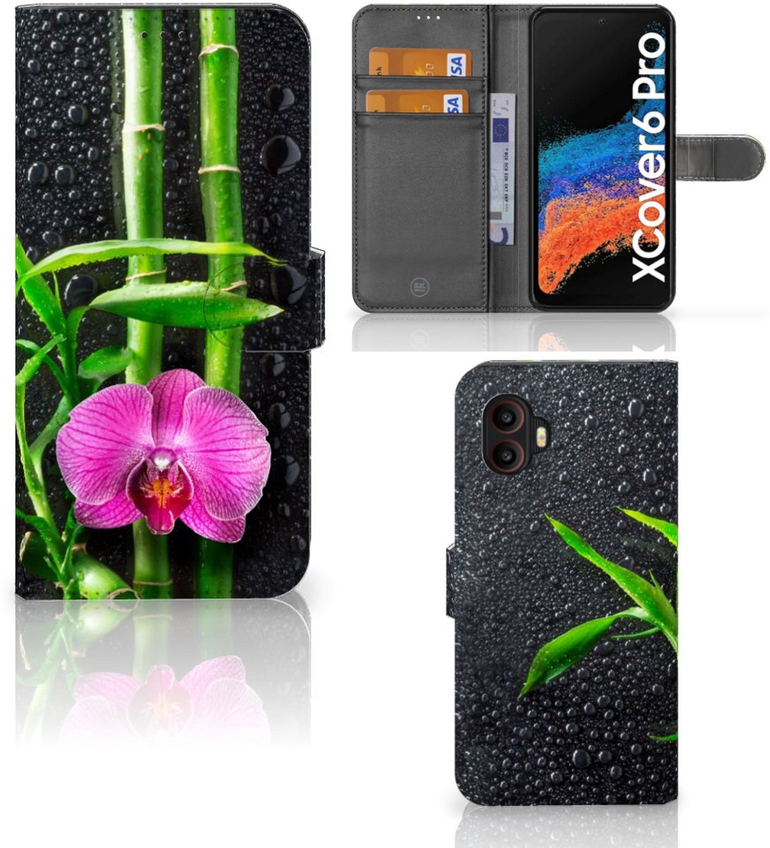Samsung Galaxy Xcover 6 Pro Hoesje Orchidee