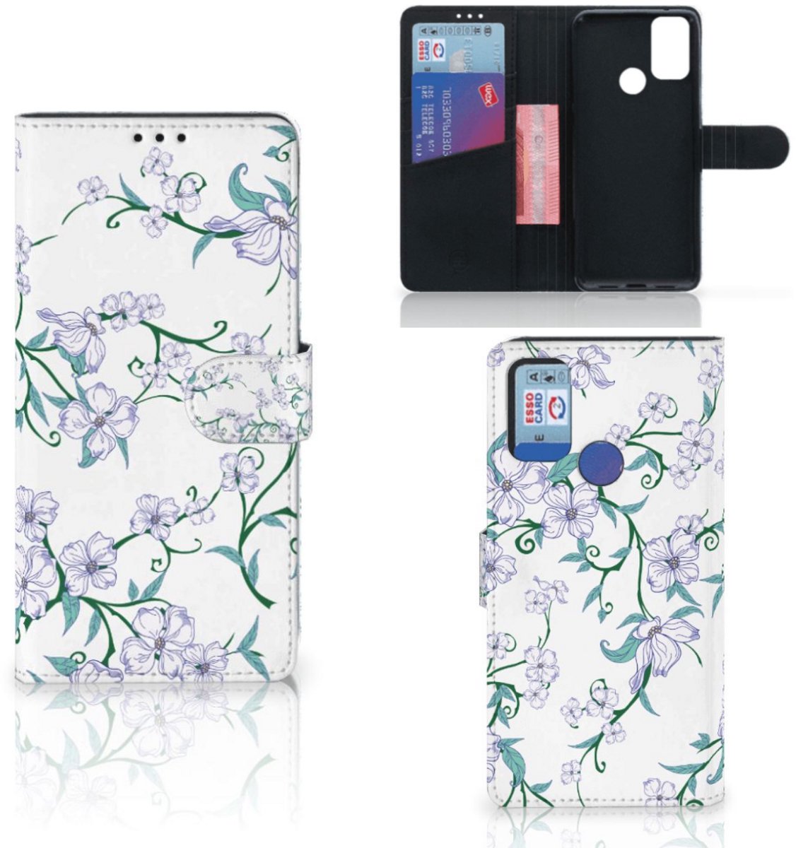 Alcatel 1S (2021) Uniek Hoesje Blossom White