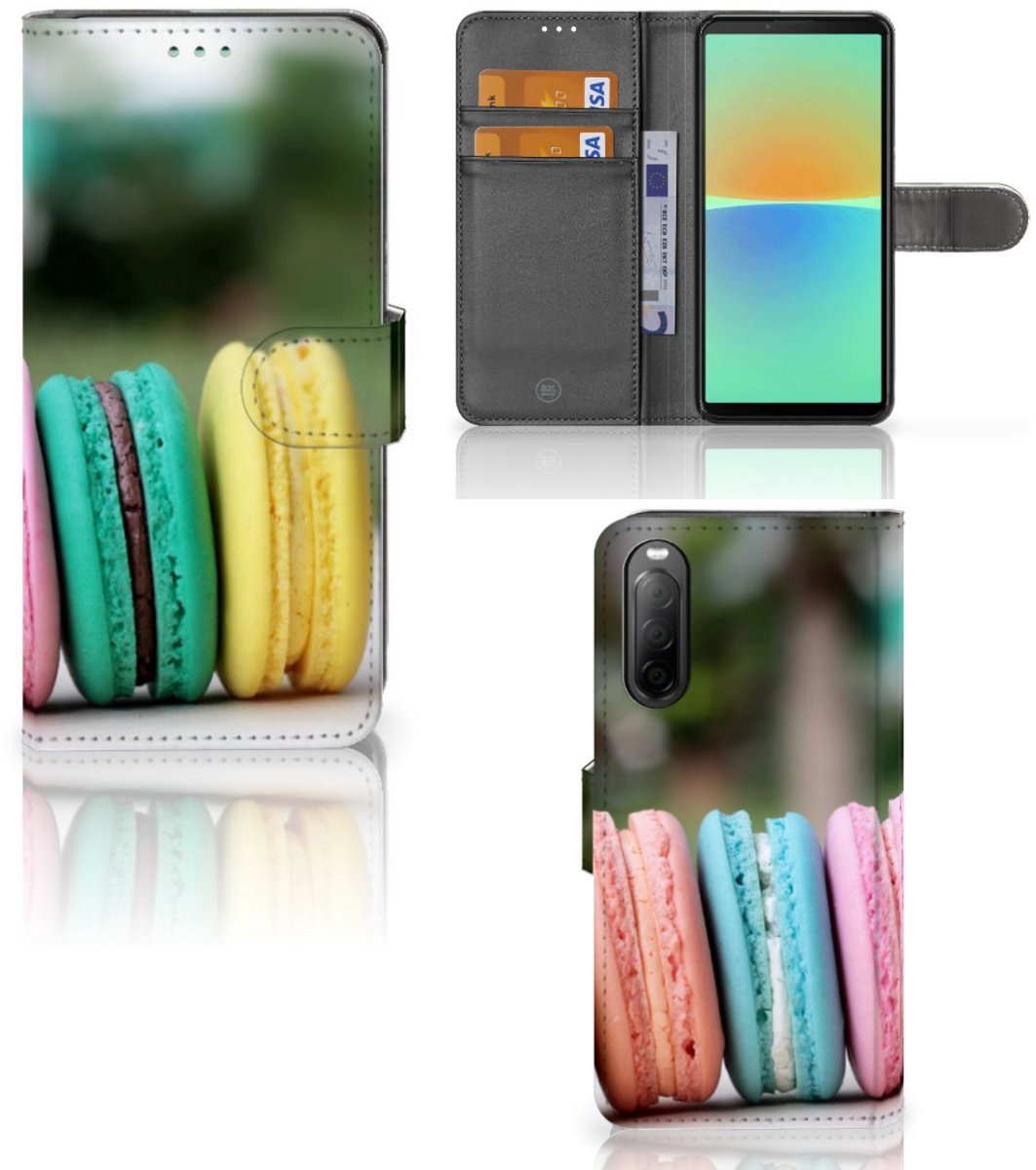 Sony Xperia 10 IV Book Cover Macarons