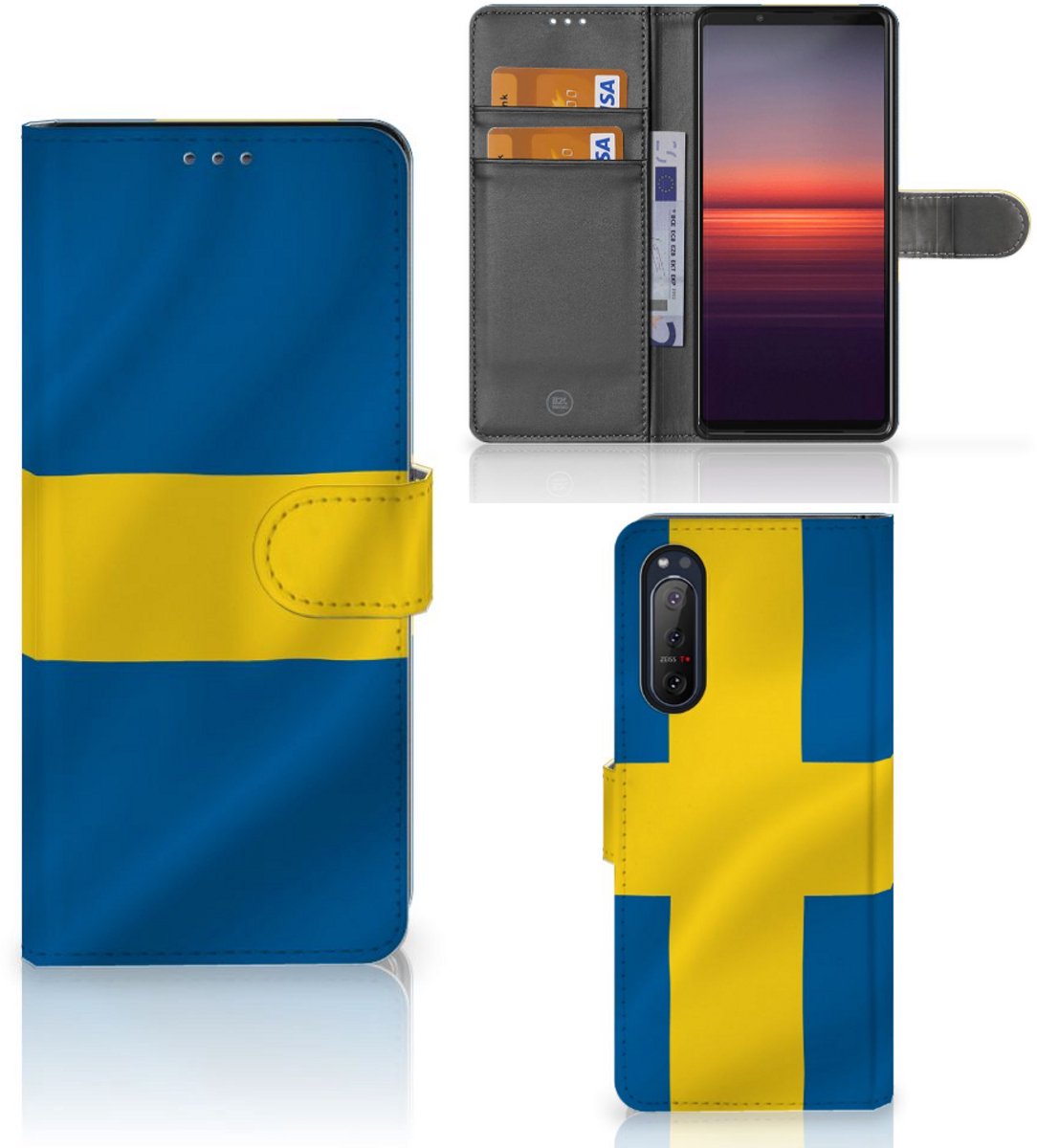Sony Xperia 5II Bookstyle Case Zweden