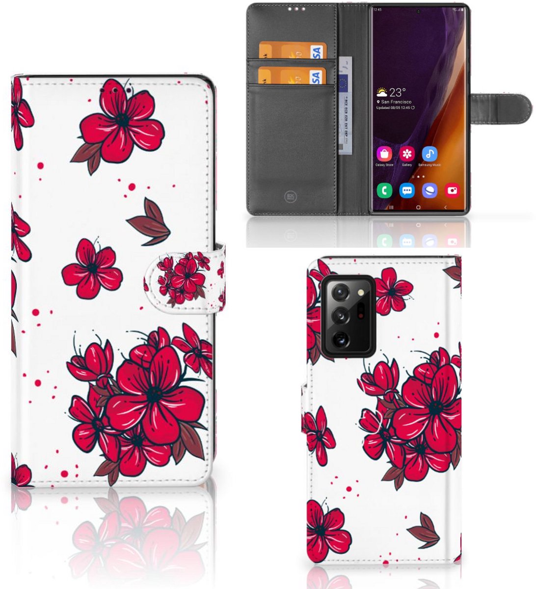 Samsung Galaxy Note20 Ultra Hoesje Blossom Red
