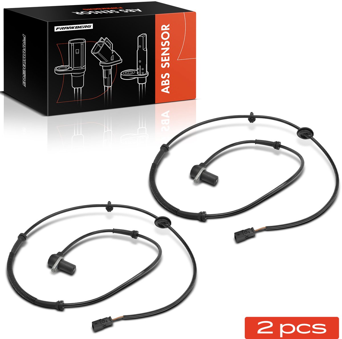 Frankberg 2x ABS Sensor Achteras voor Audi