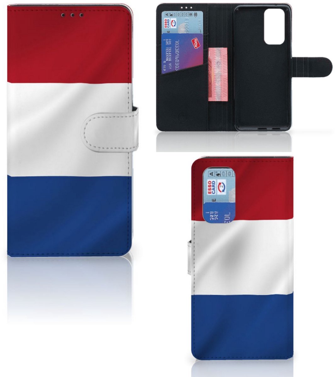 OnePlus 9 Pro Bookstyle Case Nederlandse Vlag