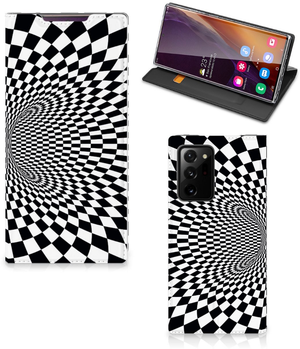 Standcase Hoesje voor Samsung Galaxy Note 20 Ultra Stand Case Illusie