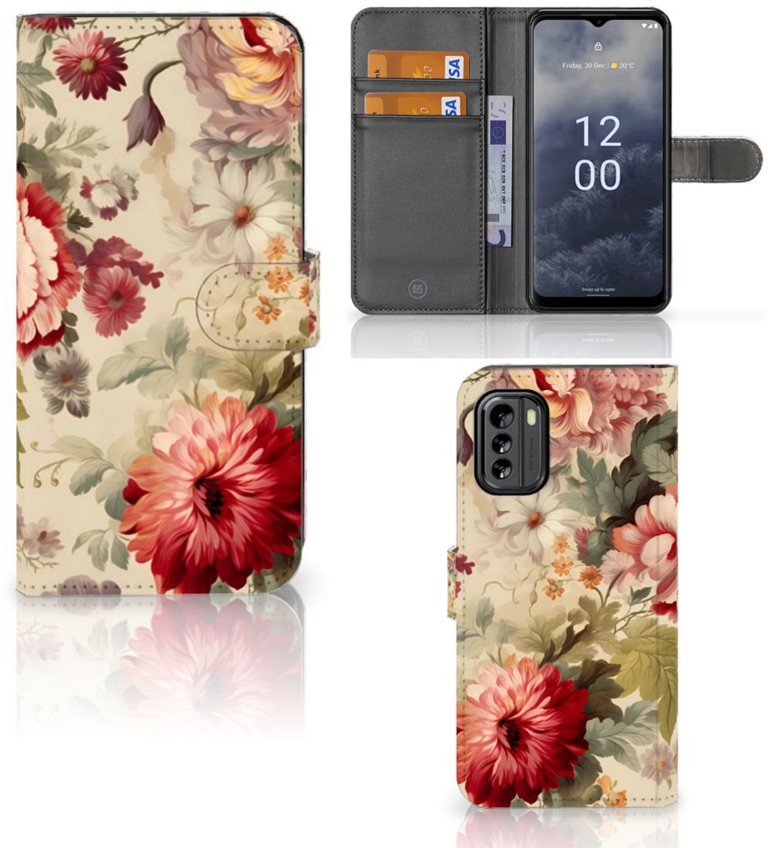 Hoesje voor Nokia G60 Bloemen